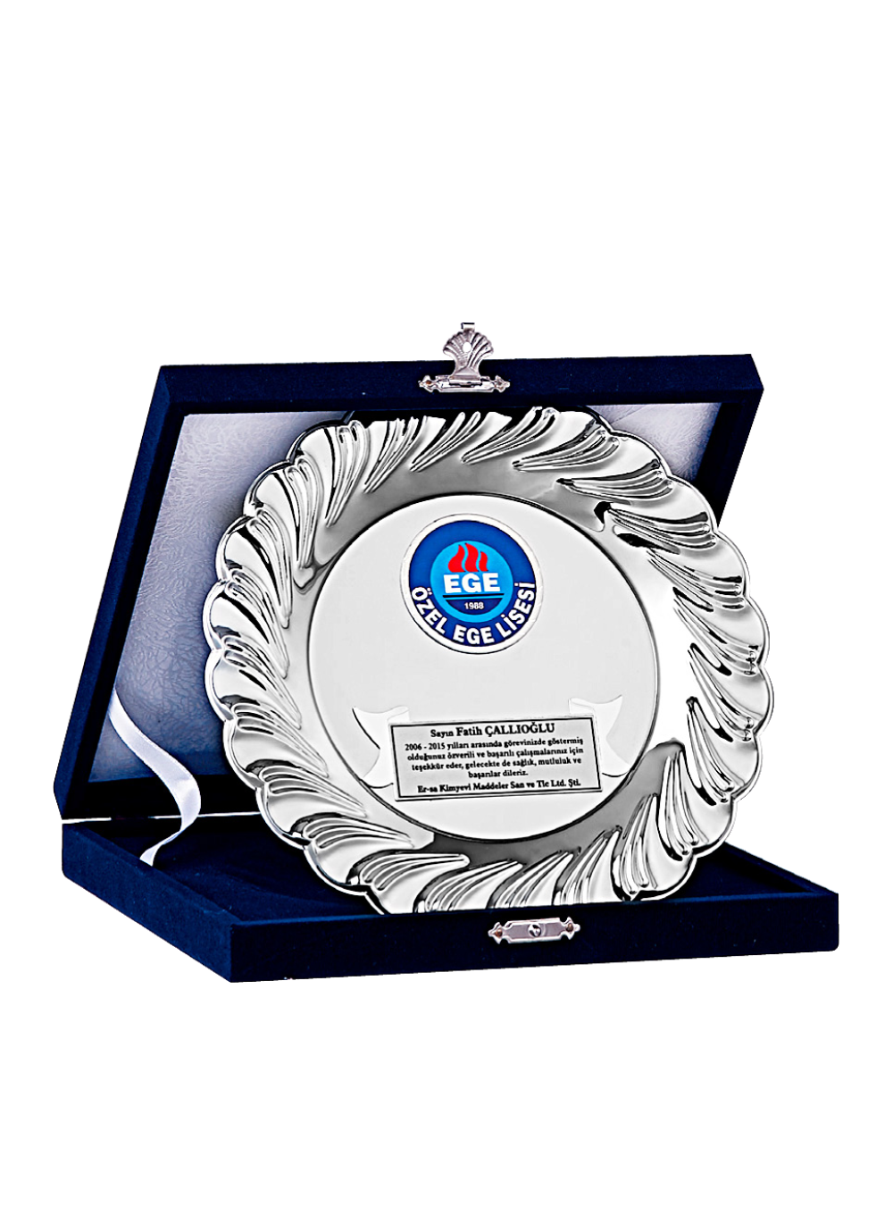 Gümüş Tabaklı Plaket T6
